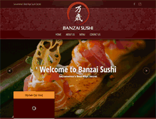 Tablet Screenshot of banzaisacramento.com